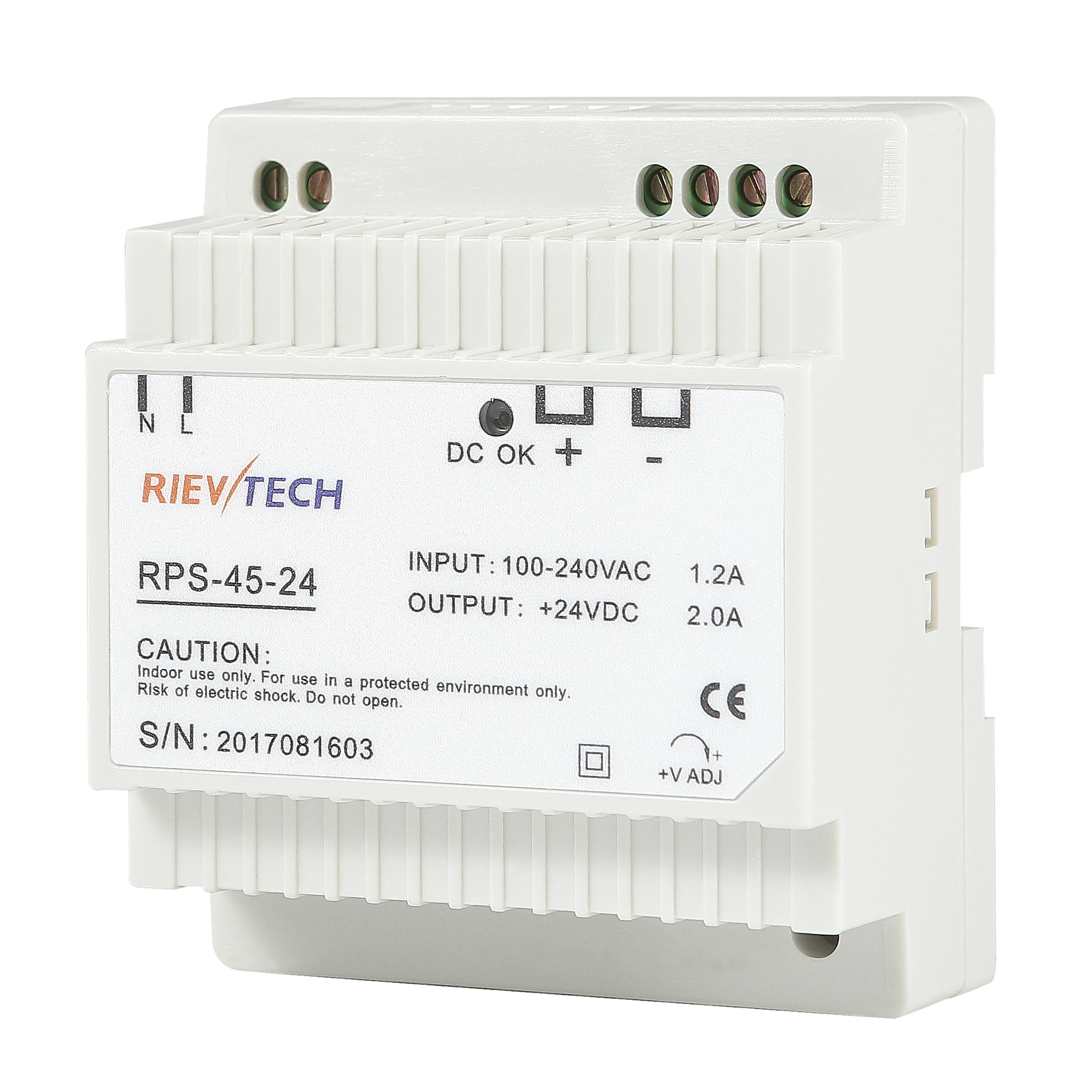 45W-DIN Rail switching power supply RPS-45 series